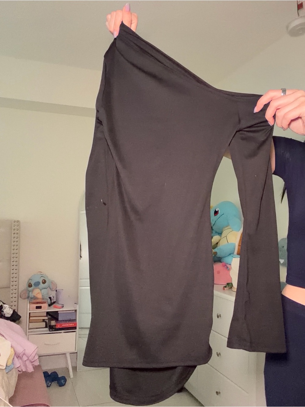 Black Long Sleeve Women's Skirt - Classic Black